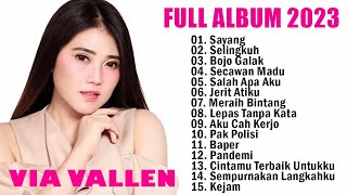 SAYANG  VIA VALLEN FULL ALBUM TERPOPULER  TERBAIK 2023 [upl. by Varini]