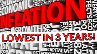 Inflation drops to 3 year low What does this mean for your interest rates [upl. by Jacinta]