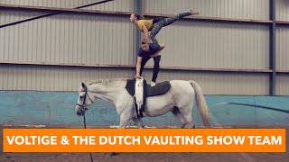 Voltige met de Dutch Vaulting Show Team  PaardenpraatTV [upl. by Meras26]