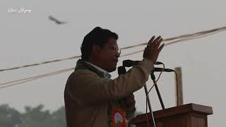 CHIEF MINISTER CONRAD K SANGMA  GIVING SPEECH AT ALL INDIA HAJONG CONFERENCE 2023 TANGABARI [upl. by Aneba]