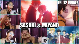 CUTEST CONFESSION EVER 😆😭💕💖 Im Obsessed  Sasaki and Miyano Episode 12 Reaction  FINALE [upl. by Newel117]