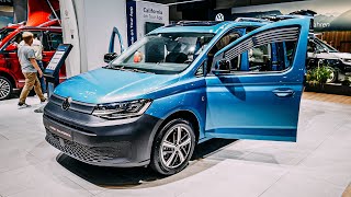 NEW VW CADDY CALIFORNIA 2024 REVIEW at Caravan Salon Düsseldorf 2023 The best small Camper van [upl. by Adaiha197]