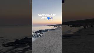 Kedrodasos Crete travel foryou greekisland cretekedrodasos beach sunset shortsyoutubegreece [upl. by Langbehn]