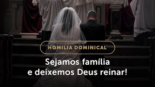 Homilia Dominical  Precisamos ser família 27º Domingo do Tempo Comum [upl. by Nimocks]