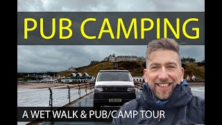 CAMPING AT A PUB  Saltburn amp Redcar Camping  UK Pub Stop Over [upl. by Attenol19]