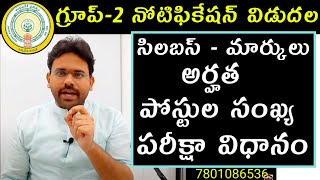 Appsc Group2 నోటిఫికేషన్ విడుదల  Syllabus  Group2 Notification Posts  eligibility  Appsc Group2 [upl. by Aloysia783]