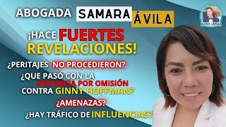 LA LIC SAMARA AVILA ABOGADA DE HÉCTOR PARRA FUERTES DECLARACIONES SOBRE LA CAUSA PARRA  HOFFMAN [upl. by Osrick]