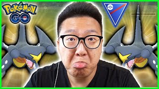 GARCHOMP IN THE GO BATTLE GREAT LEAGUE BUT IS IT GOOD  POKEMON GO [upl. by Eissirhc]