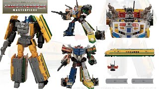 Takara Tomy Masterpiece MPG08 Trainbot Yamabuki Official Reveal Diaclone [upl. by Nasho]