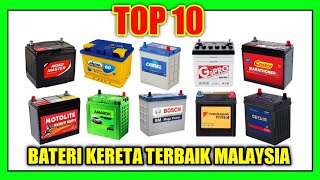 10 Bateri Kereta Terbaik Malaysia  murah berkualiti bagus [upl. by Pax]