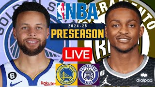 LIVE GOLDEN STATE WARRIORS vs OKLAHOMA CITY THUNDER  NBA PRESEASON  PLAY BY PLAY  SCOREBOARD [upl. by Voccola11]