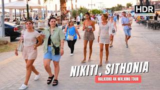 Explore Nikiti Greece In 2024  Walking Tour Of Sithonia Halkidiki 4K HDR [upl. by Angel]