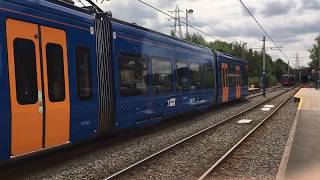 Stagecoach Sheffield SuperTram 104399202121 At Tinsley [upl. by Sug201]