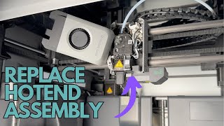 How to Replace the Hotend Assembly on Bambu Lab X1P1P Printers [upl. by Atiuqa546]