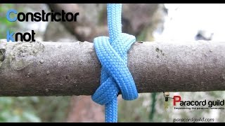 How to tie the constrictor knot [upl. by Shawnee]