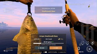 Fishing Planet  Unique Smallmouth Bass  Saint Croix Lake [upl. by Mariken566]