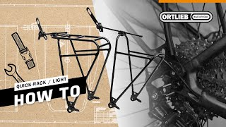 ORTLIEB HowTo  Quick Rack [upl. by Lerat99]