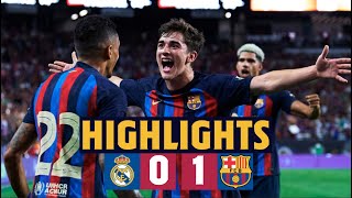 🚨 HIGHLIGHTS EL CLÁSICO REAL MADRID 0  1 BARÇA 🚨 [upl. by Eillam]