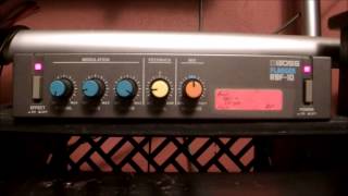 Boss RBF10 Flanger demo Roland [upl. by Ahseym102]