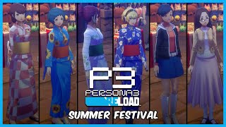 All Summer Festival Scenes  Persona 3 Reload [upl. by Leiahtan885]