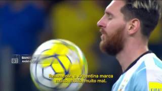 Brasil 3 x 0 Argentina  Reação do Narrador Argentino  10 de novembro de 2016 HD [upl. by Nodnol]