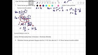 Latihan PAS Matematika Kelas 10 Semester 1 Kurikulum Merdeka [upl. by Auhsej]