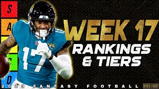 Top 16 TE amp QB Rankings  Week 17 Fantasy Football [upl. by Greenlee]