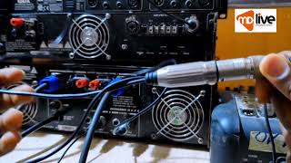 Un simple câblage console de mixage2amplificateurs Le câble Y live [upl. by Tattan821]