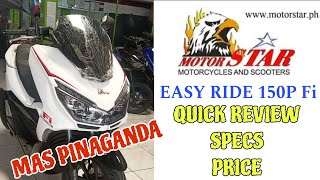 MOTORSTAR EASYRIDE 150P FiQUICK REVIEWJMotors Tv [upl. by Harima]