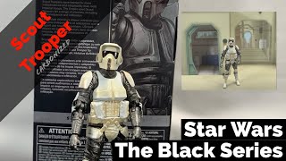 Scout Trooper  Carbonized  Star Wars The Black Series  Target Exclusive  The Mandalorian [upl. by Weaks306]