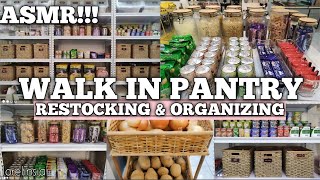 New ASMR Walk In Pantry Restocking and Organizing  Tour  July 2023  Lorelin Sia [upl. by Sayers190]