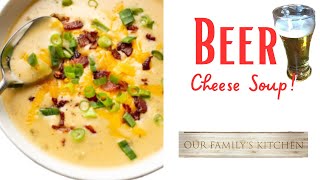 BEER cheese soup A SOUPER BOWL WINNER [upl. by Latonia]