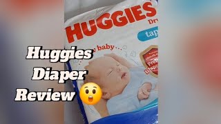 Huggies Newborn Baby Diaper Review  Best Baby Diaper In Bangladesh [upl. by Ginni962]