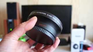 Review Vivitar 043x Wide Angle Lens with Macro 67mm [upl. by Pineda]