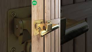 Wooden gate latch simple effective automatic mechanism [upl. by Patman96]