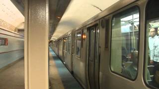 CTA Transit BoeingVertolBudd Company 24002600 Series quotLquot Red Line Train at Chicago Station [upl. by Ahsiuq903]