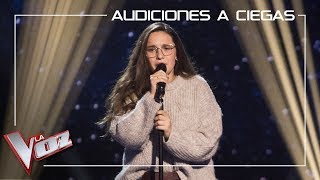 Auba Estela Murillo canta Con las ganas  Audiciones a ciegas  La Voz Antena 3 2019 [upl. by Silvia]