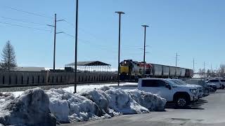 3508 and 4040 racing by the “fireball” crossing in st Anthony [upl. by Howard]