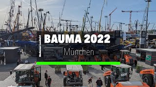 Bauma 2022  Bergbau amp Baumaschinenmesse der Superlative in München  Rundgang [upl. by Reiter]