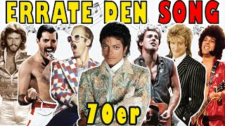 Errate das Lied 🎶 70er Jahre Hits  Mega Musik Quiz [upl. by Thurnau]