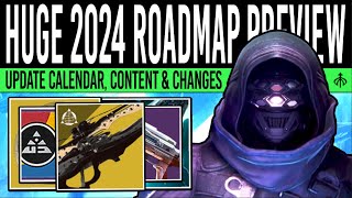 Destiny 2 HUGE 2024 ROADMAP PREVIEW Exotic Quests FREE Content Into The Light Events amp More [upl. by Ennovahs]