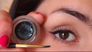 How To Apply Gel Eyeliner Brushes Tips and More [upl. by Chelsie107]