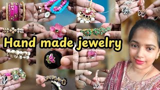 Hand made jewellery and accessories  jewellery shopping vlogjewellery positivity shopping [upl. by Anyotal]