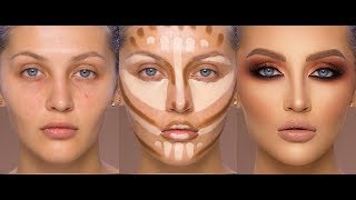 Fall Inspired Makeup 2018 Contour and Highlight by Samer Khouzami [upl. by Atnuahs]