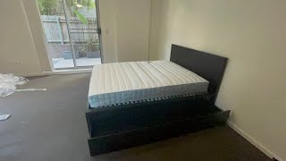 IKEA MALM bed with 4 storage box and LONSET slat [upl. by Edgardo]