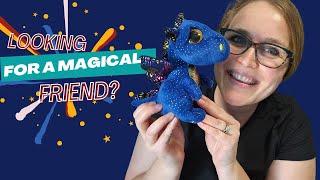 Magical Friend Ty Beanie Boos SAFFIRE Dragon Plush [upl. by Drusie]