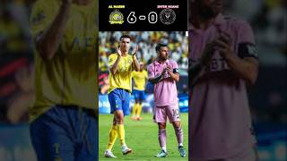 AlNassr 🆚 Inter Miami 60 Match Highlights football shorts ronaldo messi [upl. by Korns319]