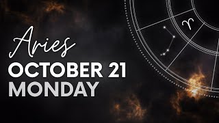 Aries  Today Horoscope  October 21 2024 [upl. by Luciano]