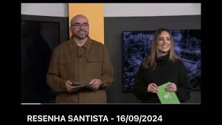 Algumas matérias para o Resenha Santista da TV Cultura Litoral [upl. by Abehsat430]