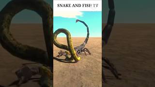 Snake Video। Snake fight  shorts youtubeshorts animals snake [upl. by Ocnarf]